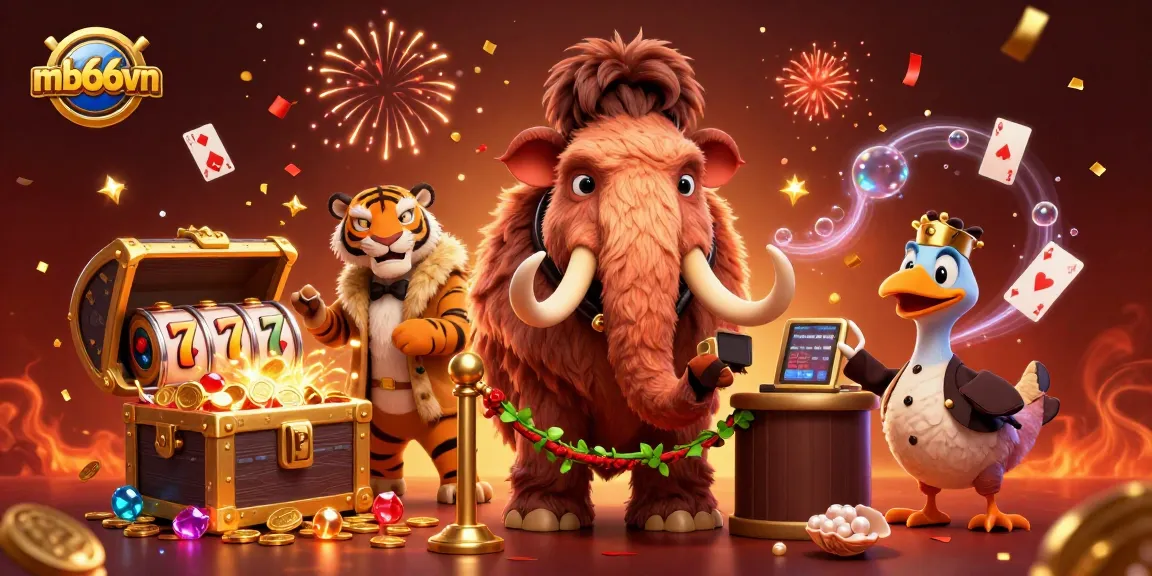 Experience thrilling slots action at mb66vn with colorful treasures and dynamic 3D characters.