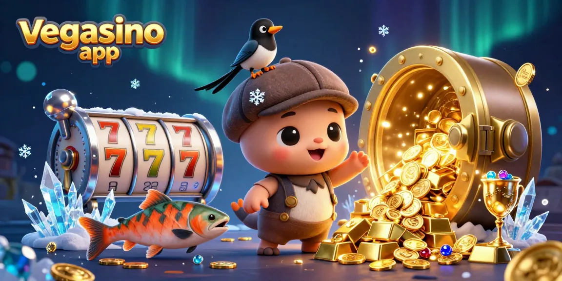 Play slots and win with fun graphics in the vegasino app showcasing vibrant casino elements.