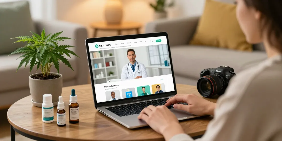 Interaktive Cannabis Apotheke Online für medizinische Beratung.
