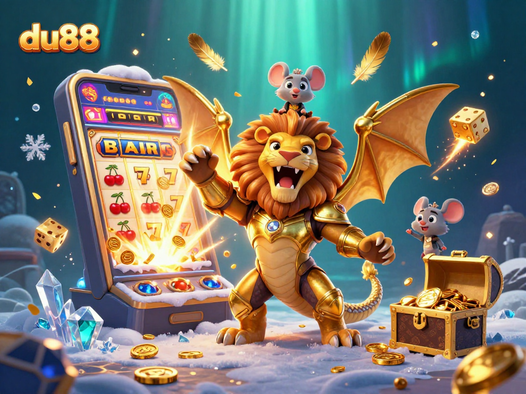 Experience thrilling jackpot wins at du88 with dynamic casino gaming elements and exciting characters.