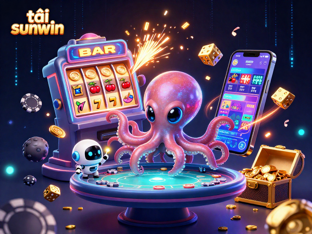 Experience thrilling gameplay as you tải sunwin and join an alien octopus at a holographic poker table.