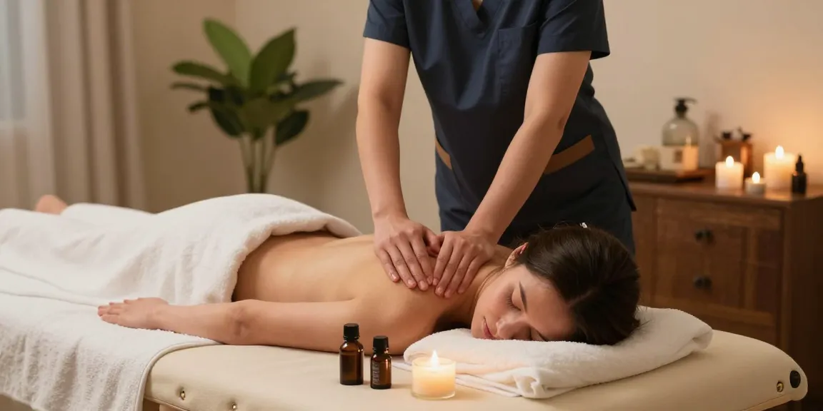 안양출장안마 relaxing Swedish massage in a cozy home setting with a professional therapist.