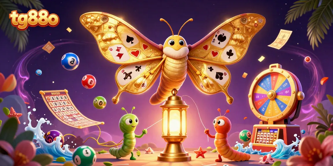 Experience thrilling gameplay with tg88o as colorful lotto balls bounce in a vibrant casino scene.