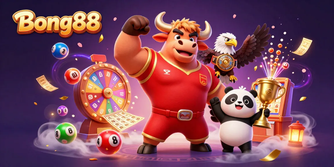 Play and win with Bong88 in an exciting 3D casino atmosphere filled with vibrant lottery action.