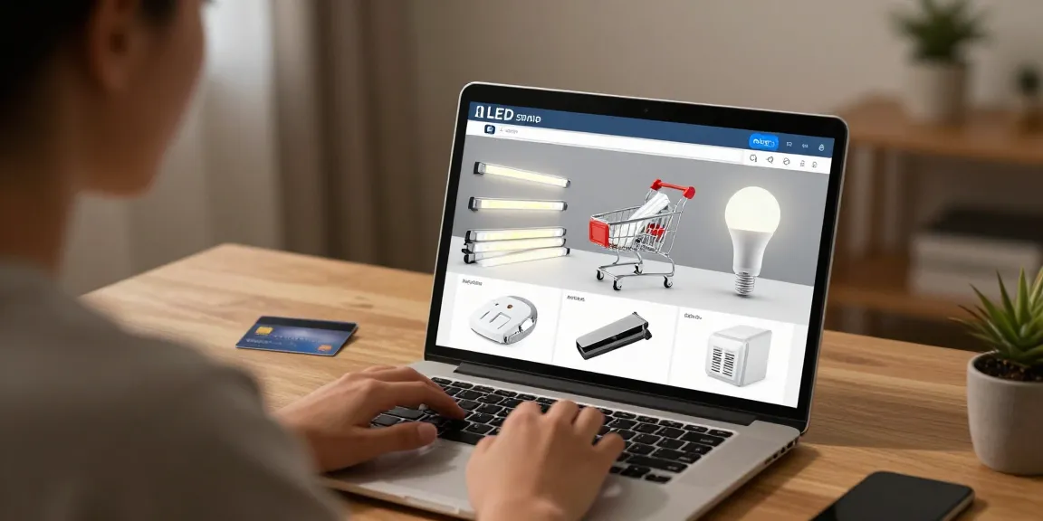 Banda led products showcased in an online shopping experience highlighting best deals in e-commerce.