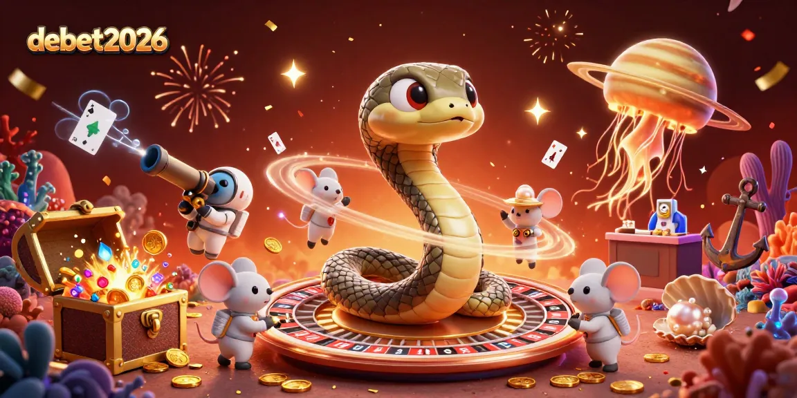 Experience the thrilling bets with debet2026 as astronaut mice wager on Saturn's roulette rings