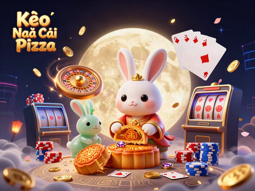 Kèo Nhà Cái Pizza highlights thrilling casino action with vibrant characters and dynamic gambling elements.