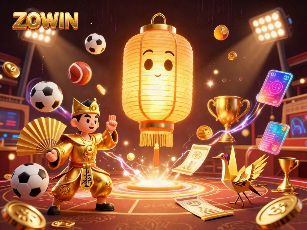 ZOWIN offers vibrant casino experiences through golden lantern spirits and exciting sports games.