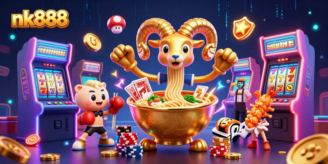 Experience exciting gameplay with nk888 featuring a vibrant scene of animated casino characters