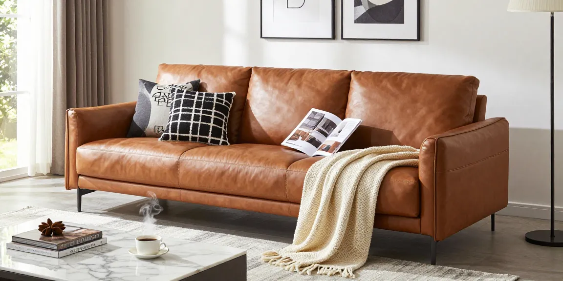 Baxter Sofa Händler Deutschland zeigt ein luxuriöses Wohnzimmer mit eleganter Dekoration und natürlichem Licht.