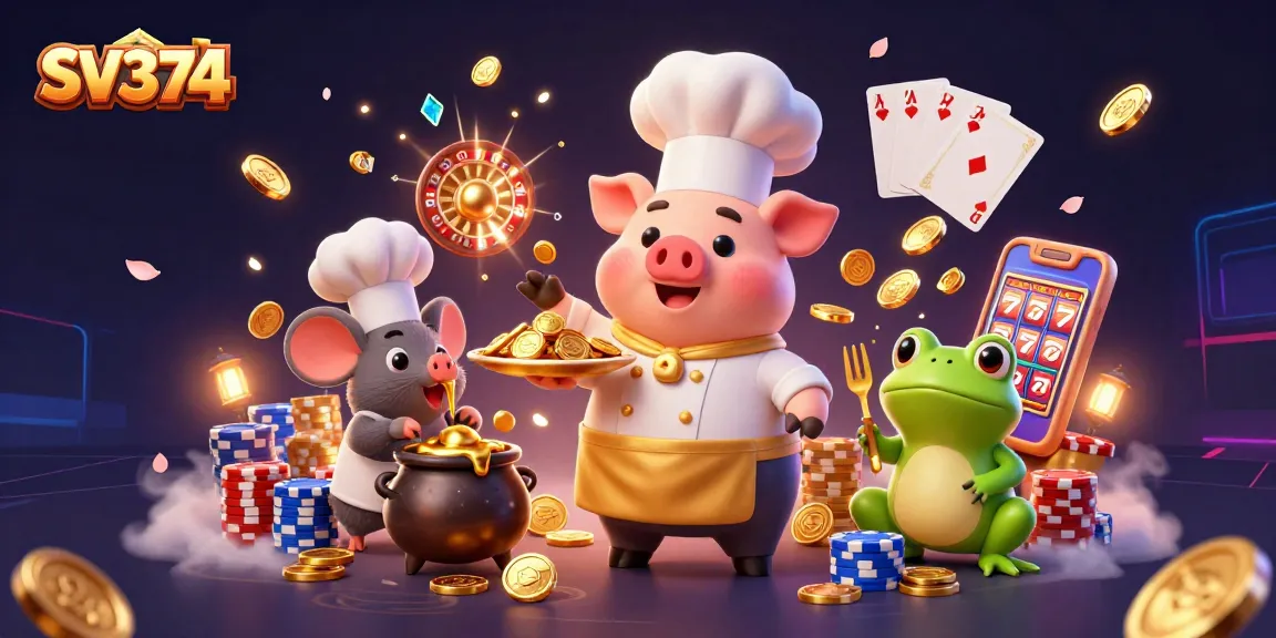 Engage with SV374 and enjoy the thrill of winning in this vibrant casino scene