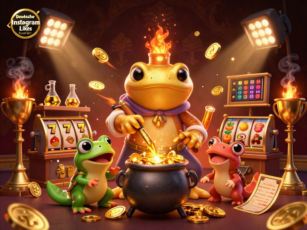 Deutsche Instagram Likes kaufen für ein aufregendes Casino-Erlebnis mit goldenem Alchemisten.