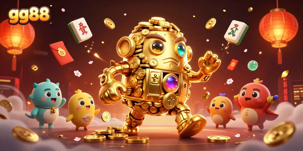 Immerse in thrilling gameplay with gg88 as the dynamic golem and vibrant casino elements ignite excitement.