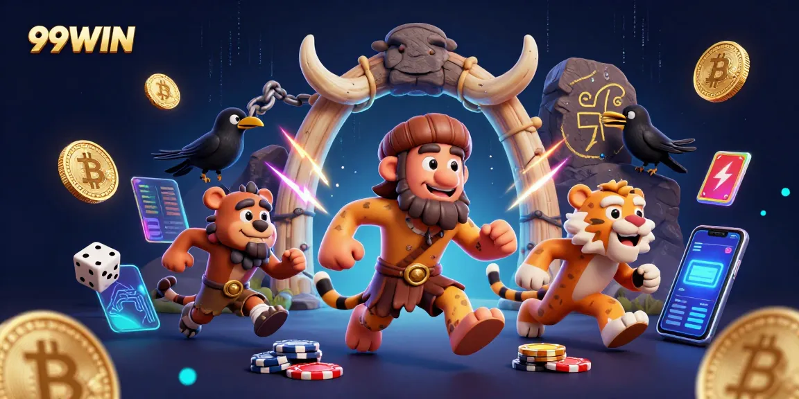 Experience 99WIN Casino's thrilling atmosphere with unique characters and crypto elements!