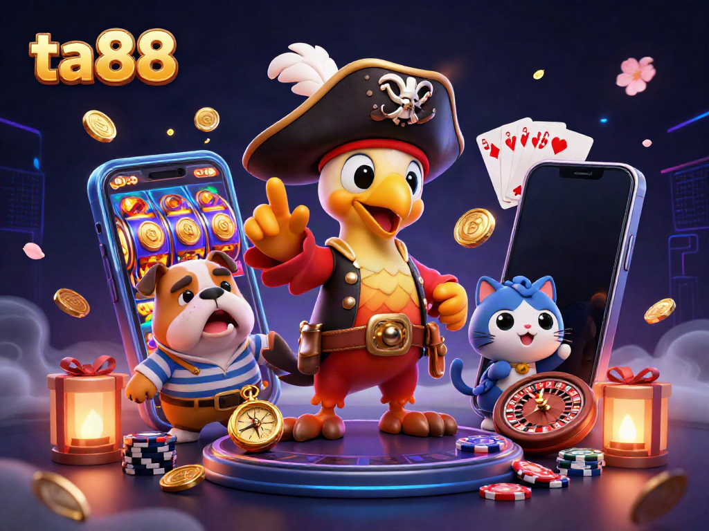 Experience exciting gaming at ta88 with the captain parrot leading a treasure-filled adventure.