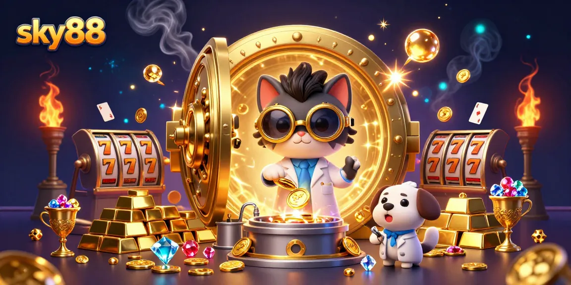 Experience thrilling slots and jackpot excitement at sky88 with dynamic casino elements.