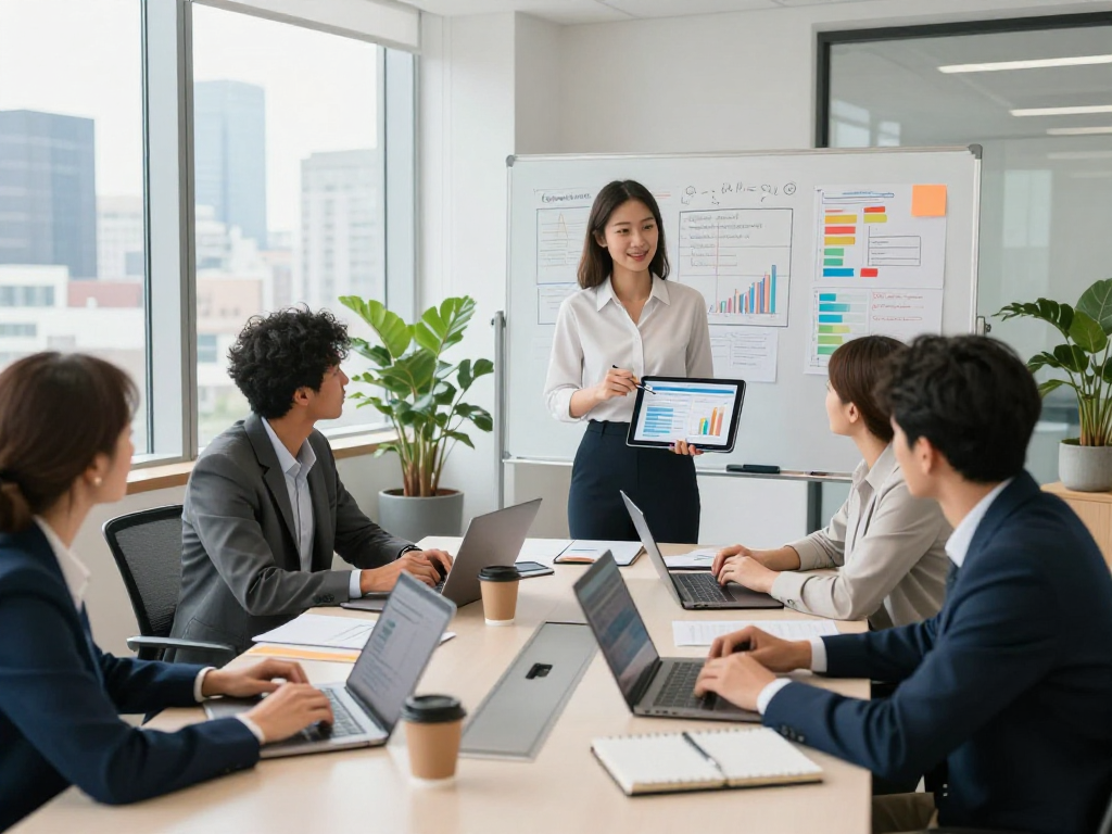 Startseite: Professionelles Beratungsteam diskutiert Datenschutzlösungen in modernem Büro.