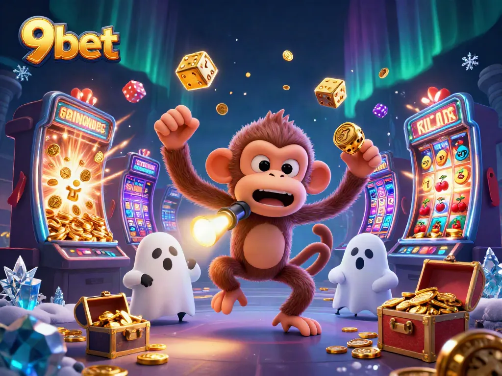 Experience exciting gambling at 9bet with lively 3D casino illustrations showcasing thrilling jackpots and engaging gameplay.