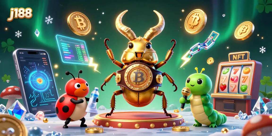 Watch j188 champion beetle face off in a dynamic crypto-themed casino showdown.